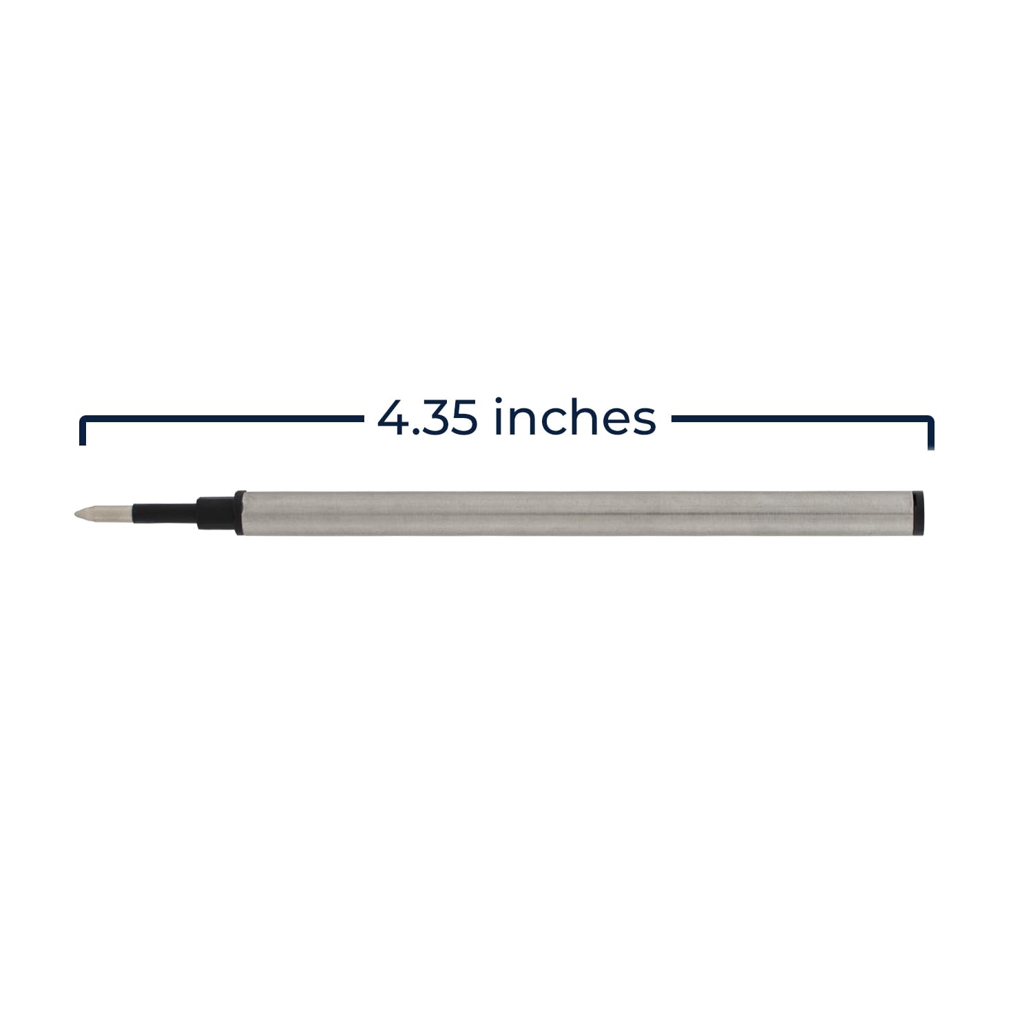 Premium Ceramic Rollerball Pen Refill - Black Ink Cartridge for Waterman & Dayspring Rollerball Pens | Smooth Writing for Office, School & Journaling