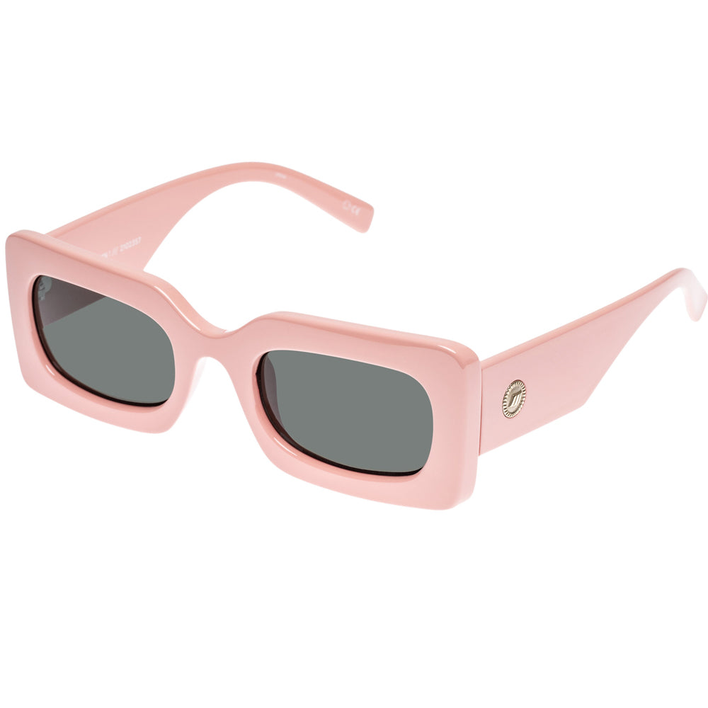 Le Specs OH DAMN Rosewood Sunglasses - Stylish Retro Square Frame UV Protection Shades for Women & Men | Perfect for Beach, Driving & Outdoor Activities