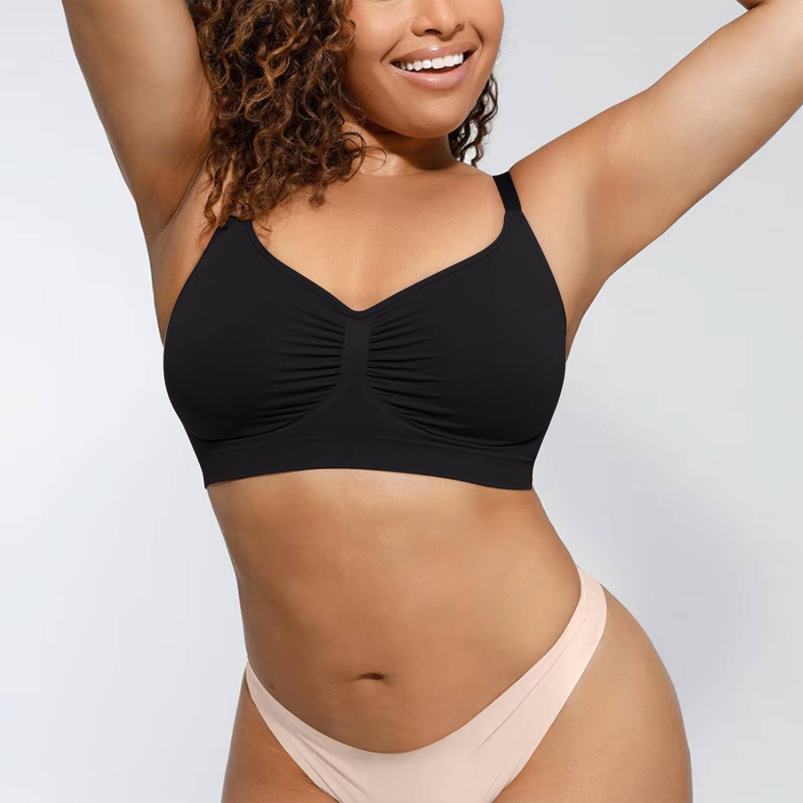 Supportive Plus Size Sports Bras for Women - No Underwire, Full Coverage - Gym & Yoga