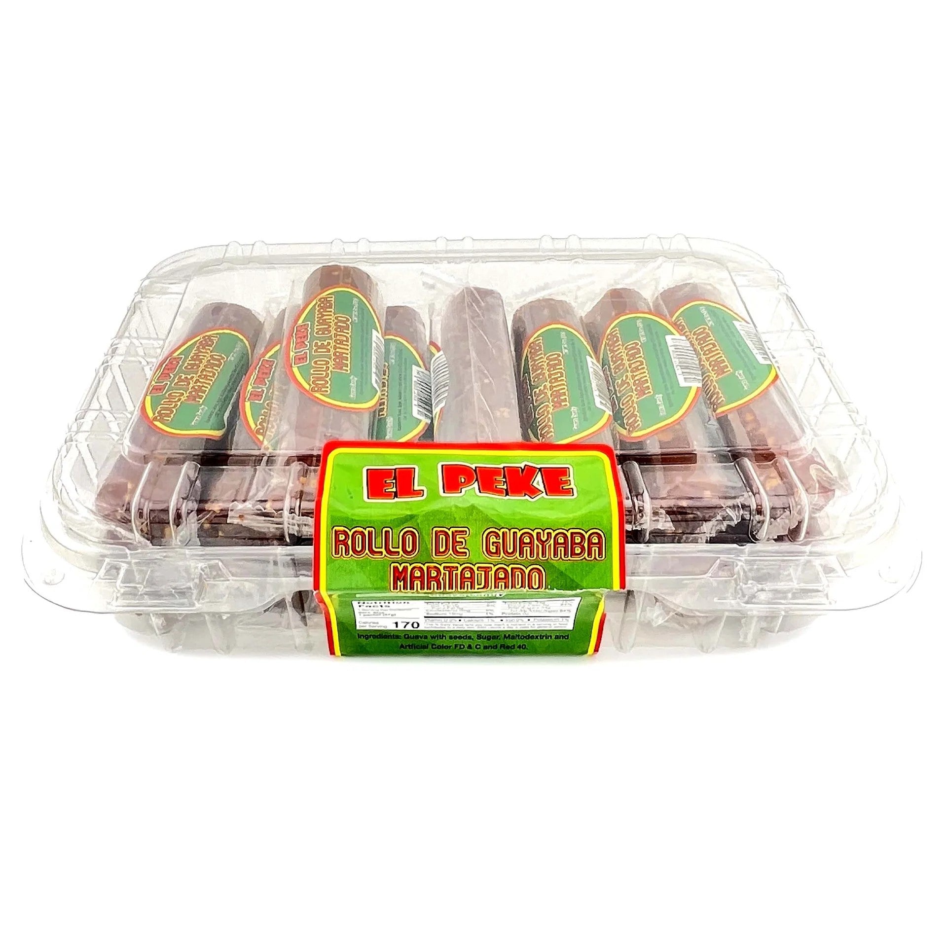 La Colmena Peke Guava Roll Red | 16 Count Box | Delicious Guava Pastry for Breakfast, Snacks & Desserts