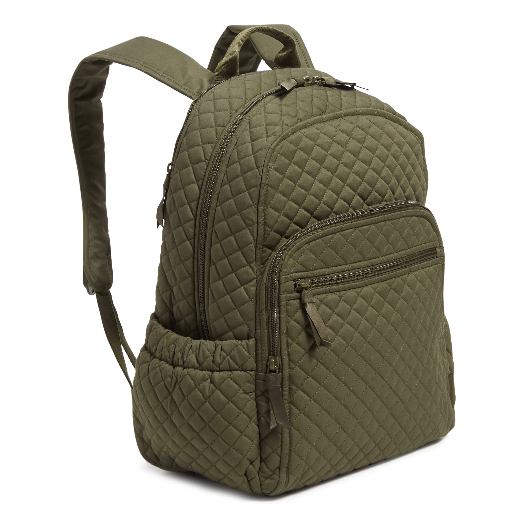 Vera Bradley Women's Denim Campus Backpack - Stylish Laptop Bookbag for College & Travel | Durable School Backpack for Students & Professionals