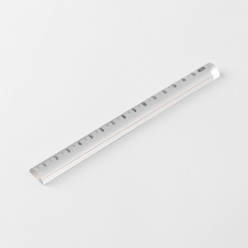 Midori DESIGNPHIL 15cm Lens Ruler - Precision Measuring Tool for Camera Lenses, Optics, and Photography Accessories | Perfect for Photographers, Filmmakers, and DIY Projects