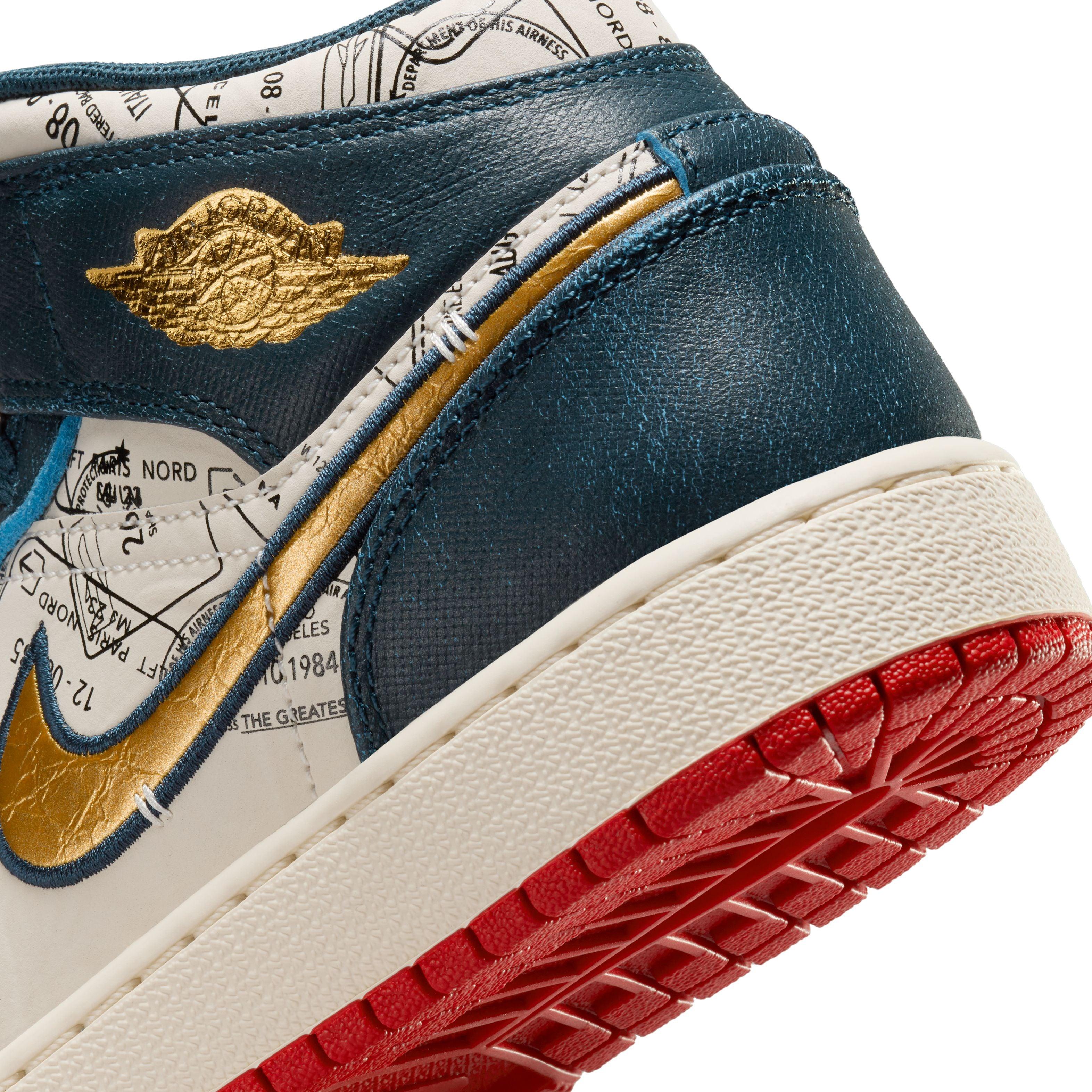 Kids Air Jordan 1 Mid SE 'Take Flight' Basketball Shoes - Comfortable Sneakers for Boys & Girls - Perfect for School, Sports & Casual Wear