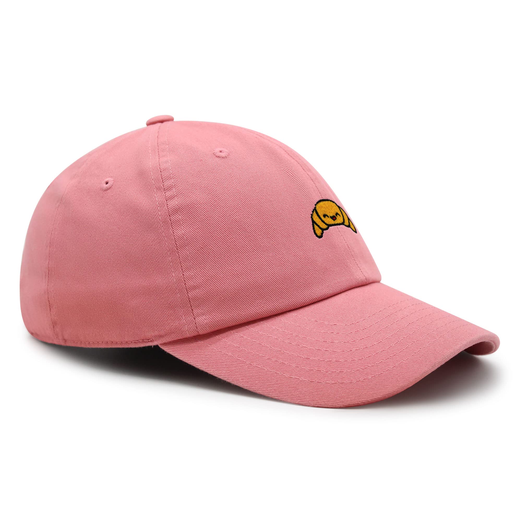 JPAK Premium Embroidered Croissant Dad Hat - Soft Baseball Cap for Men & Women - Perfect for Food Lovers, Bakeries, Cafes & Casual Outings