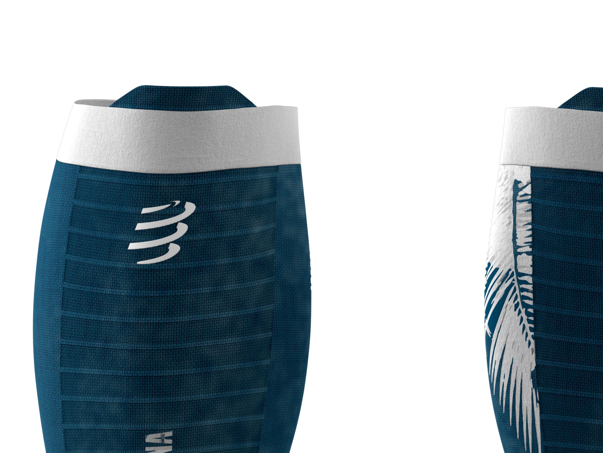 Compressport R2 Oxygen Calf Sleeves - Performance Compression for Running & Cycling - Kona 2019 Edition (R2V2UL KA19 5080) - Ideal for Marathon Training, Triathlons & Recovery