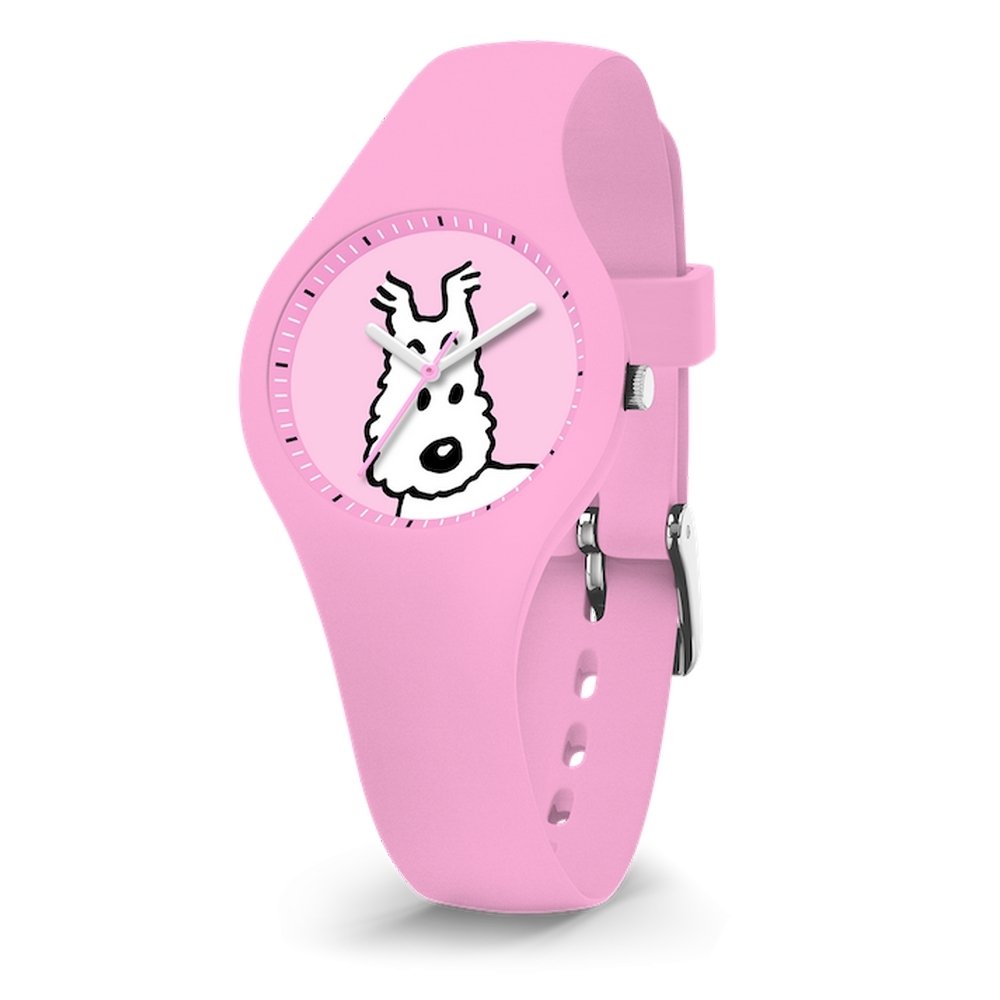 Tintin Sport Silicone Watch with Snowy XS 82442 Design - Durable Waterproof Wristwatch for Men & Women - Perfect for Outdoor Activities, Sports & Casual Wear