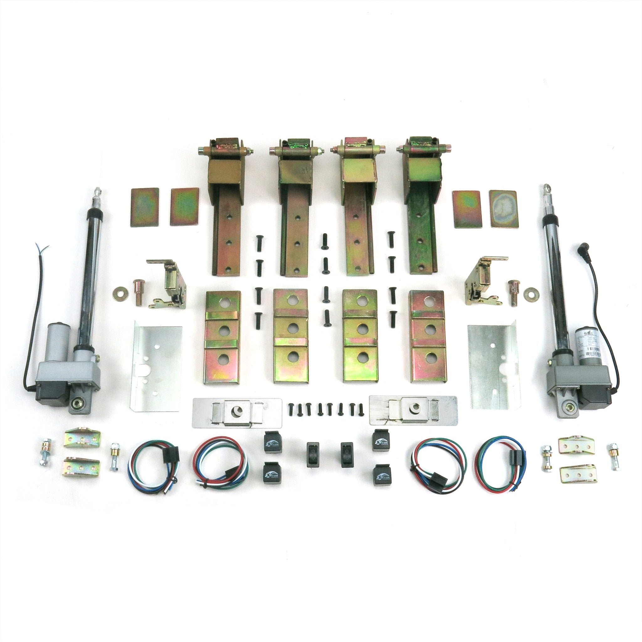 1904 Rambler Model H 2-Door Automated Power Suicide Hidden Hinge Kit with Latches, 12V Motor & Switches - Perfect for Classic Car Restoration & Custom Builds