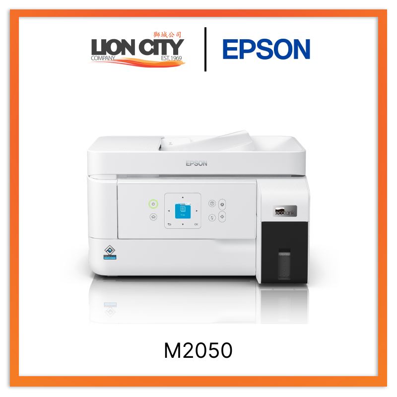 Epson EcoTank M2050 Wireless All-in-One Ink Tank Printer - Print, Scan, Copy | A4 Duplex Printing for Home Office & Small Business | Fast WiFi Connectivity & High-Yield Ink Savings