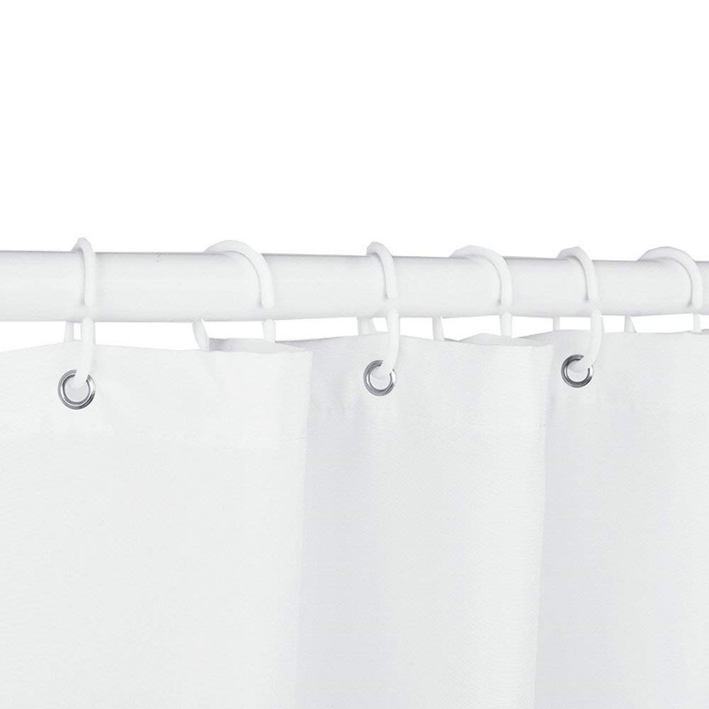 Japanese Scenery Shower Curtain - Cross & Sun Design, Polyester Fabric for Bathroom Decor, 70x82 Inch with Hooks