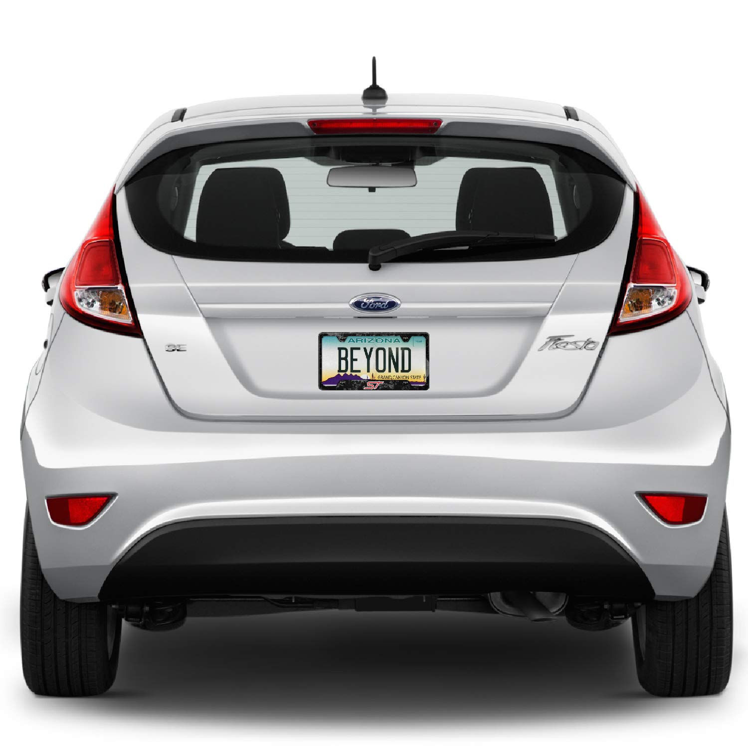 Ford Focus ST Real Black Forged Carbon Fiber License Plate Frame - Durable & Stylish Car Accessory for US 50 States - Perfect for Car Enthusiasts & Custom Vehicle Upgrades