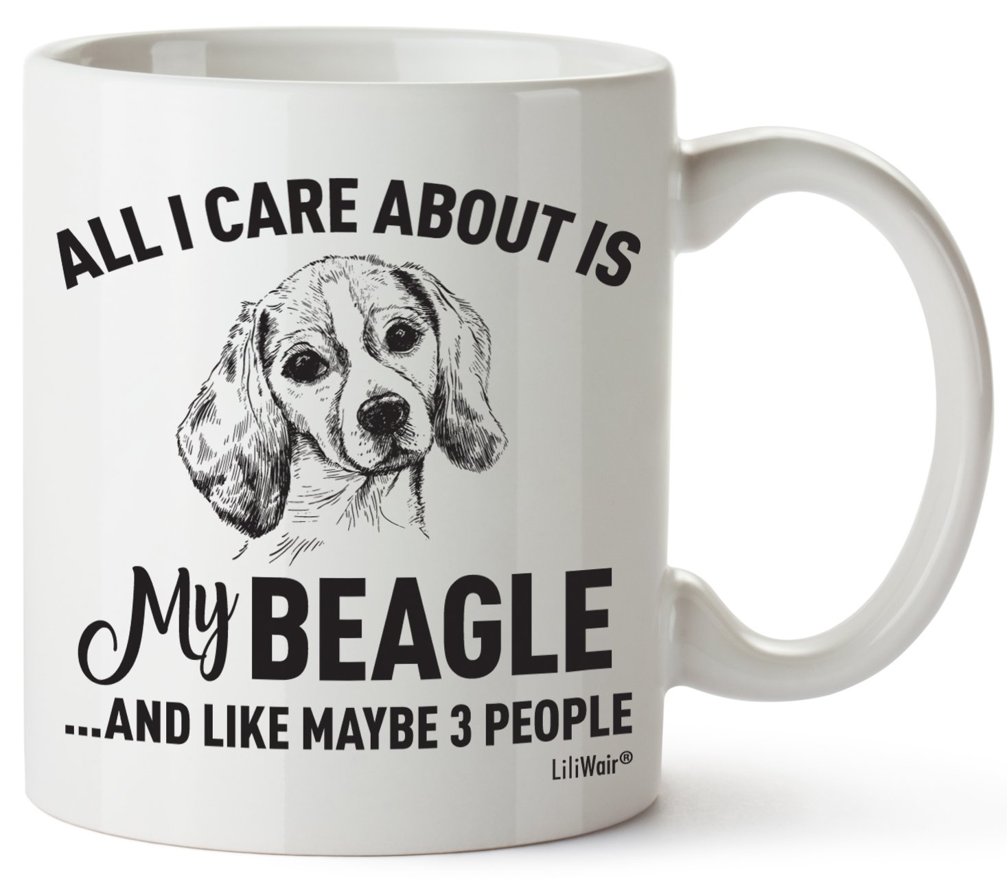 Funny Beagle Mom & Dad Coffee Mug - Best Gift for Dog Lovers, Christmas, Birthday - Cute Dog Decor for Home & Office - Perfect for Coffee, Tea & Hot Chocolate Lovers