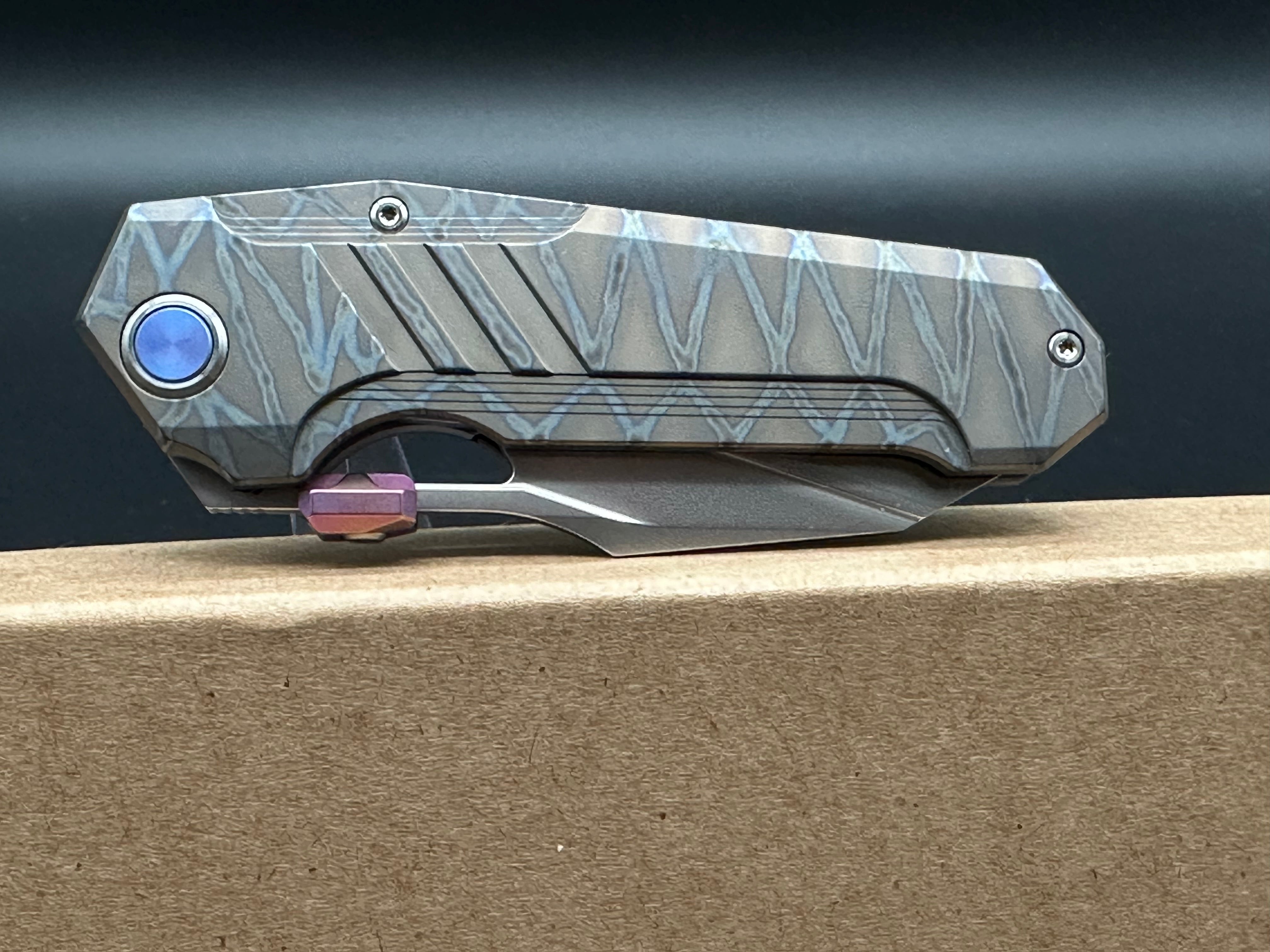 FENGYELIN Flame Shield Titanium Frame - Custom Anodized Accents for Bicycles, Motorcycles & Extreme Sports Gear | Lightweight & Durable Flame-Resistant Protection
