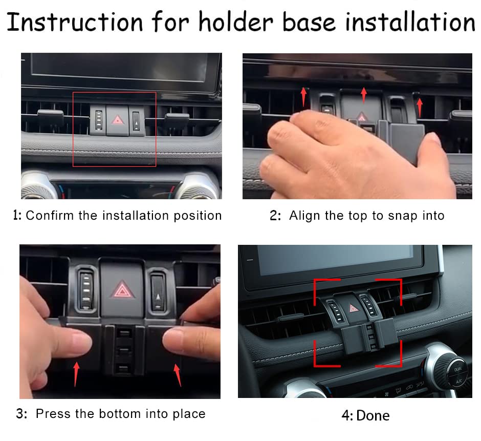 Premium Wireless Car Charger & Phone Mount for Toyota RAV4 2019-2022 - Fast Qi Charging Holder for iPhone 15/14/13, Samsung Galaxy S23/S22 - Compatible with Adventure/Limited/TRD/XLE/XSE Models (Silver) - Perfect for Road Trips & Daily Commute