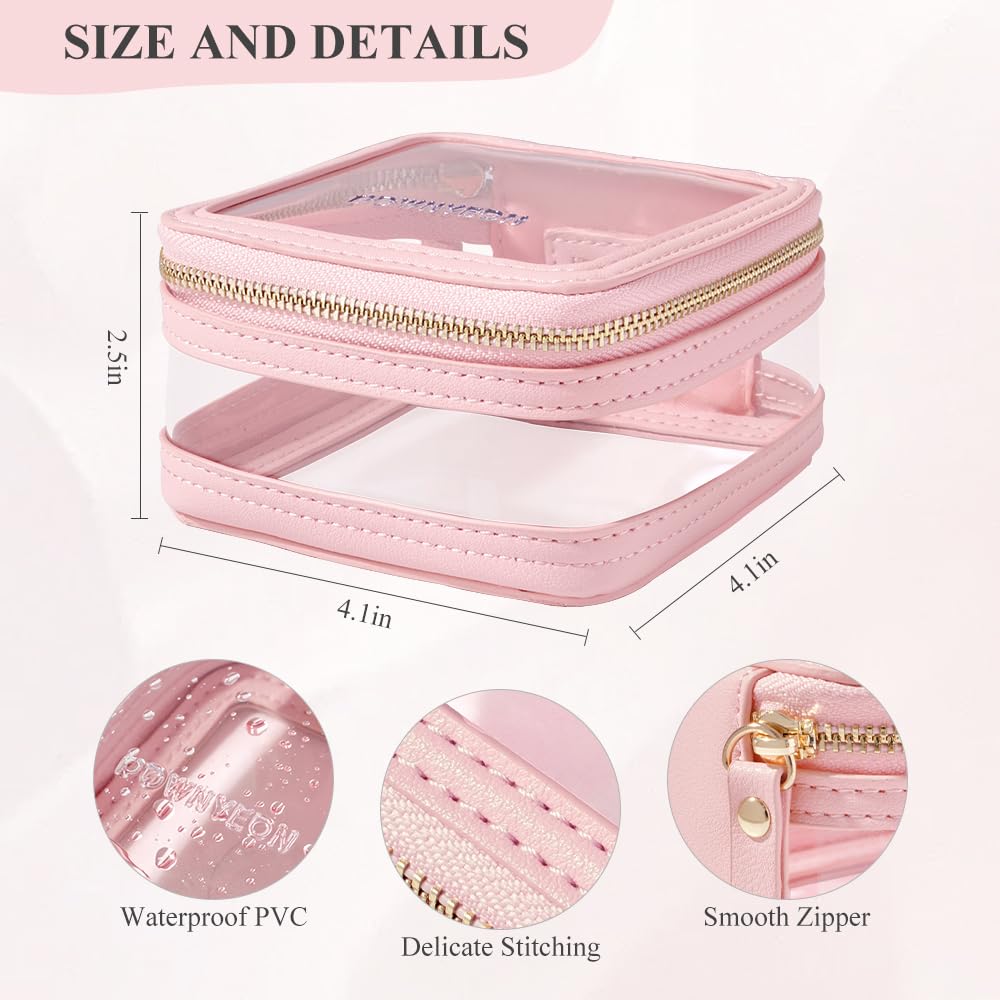Clear Makeup Case - Portable Cosmetic Organizer for Travel & Storage