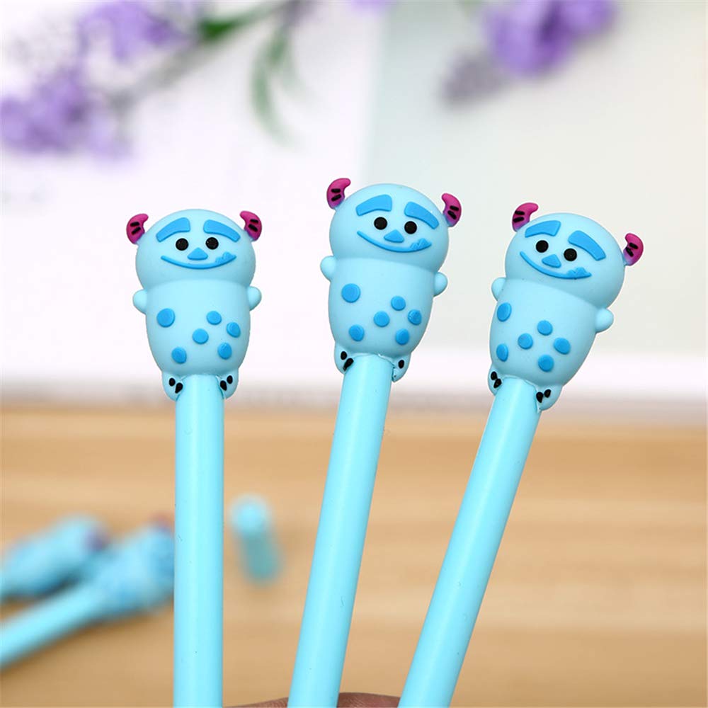 Cute Monster Shaped Gel Ink Pens - 5 Pack Fun Cartoon Writing Pens for Kids, Girls & Boys - School, Office & Art Supplies - Perfect for Note Taking, Journaling & Creative Projects