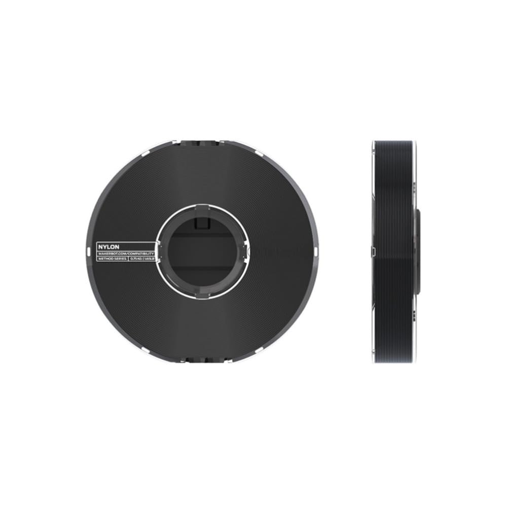 MakerBot 375-0033A Method Nylon Filament for Method 3D Printer - High Strength Black 1.54Lb Spool - Perfect for Functional Prototypes, Industrial Parts & Durable 3D Printing Projects