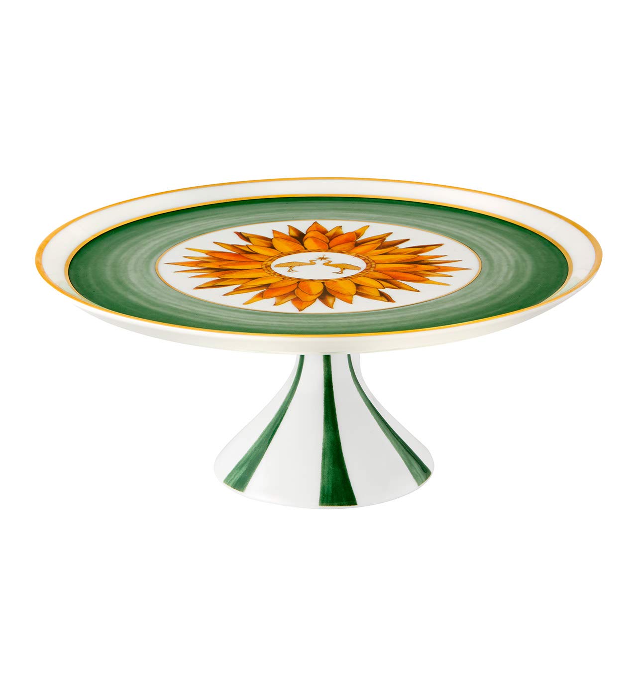 Vista Alegre Amazonia Porcelain Cake Stand - Elegant Dessert Display for Weddings, Parties & Afternoon Tea - 10.5