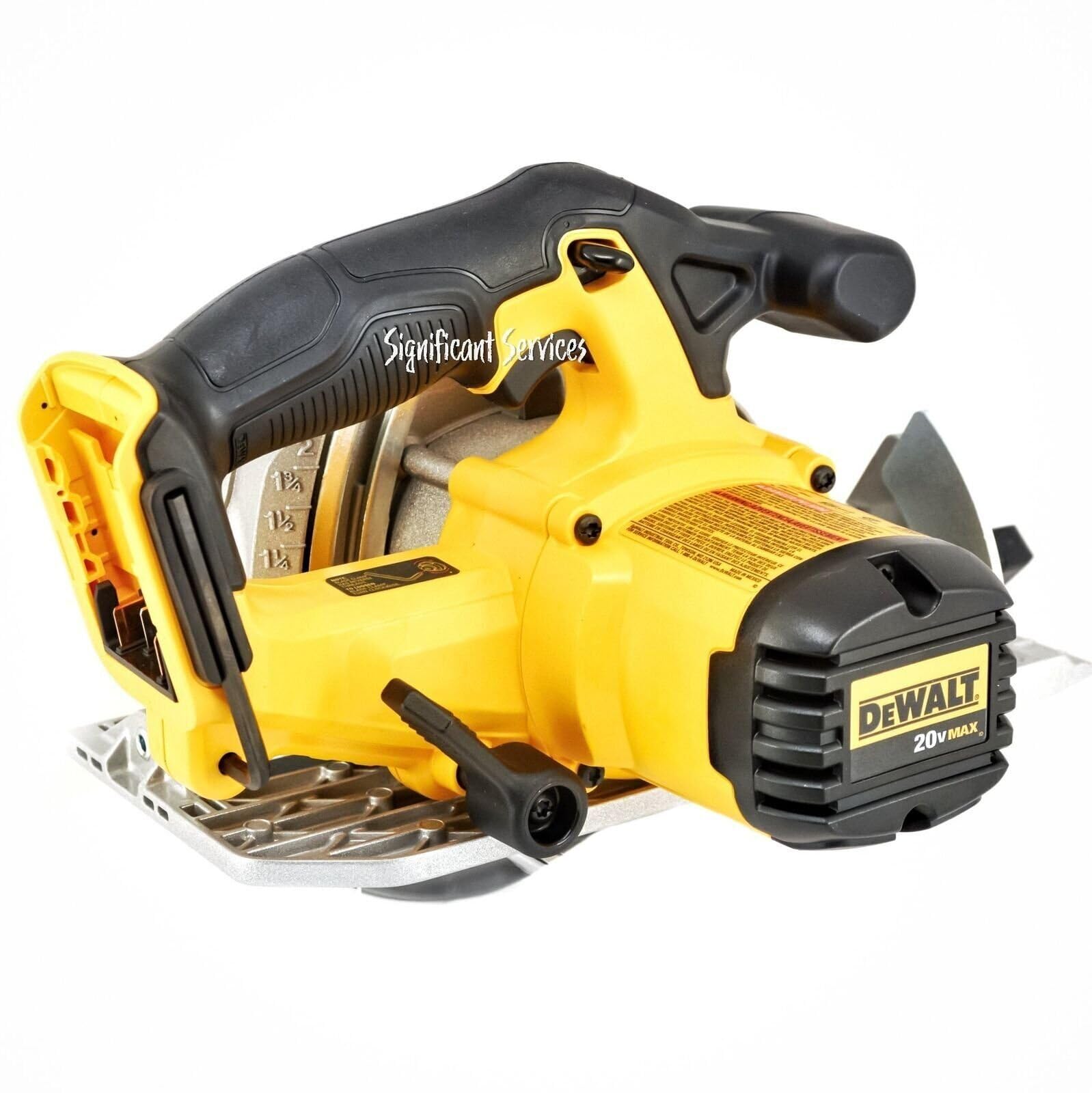 DEWALT DCS393 20V MAX Cordless Circular Saw - 6-1/2 Inch Blade, Bare Tool (Bulk Packaging) - Ideal for Woodworking, Framing, and DIY Projects