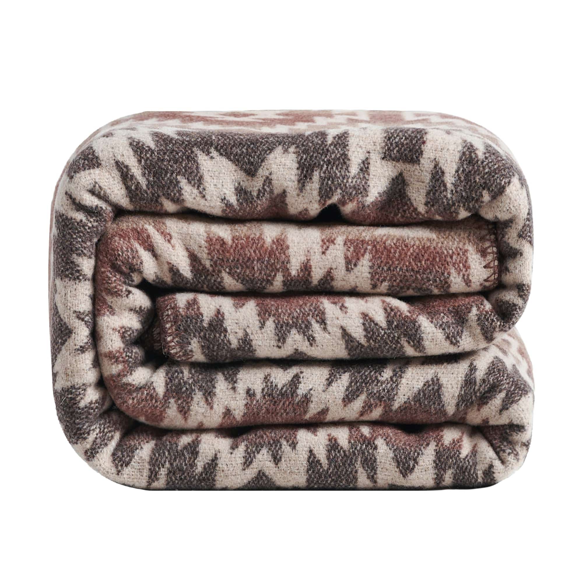 Premium Mesa Wool Blend Blanket - Soft & Warm All-Season Throw Blanket for Couch, Bed, and Outdoor Use - Cozy Home Decor & Camping Essential
