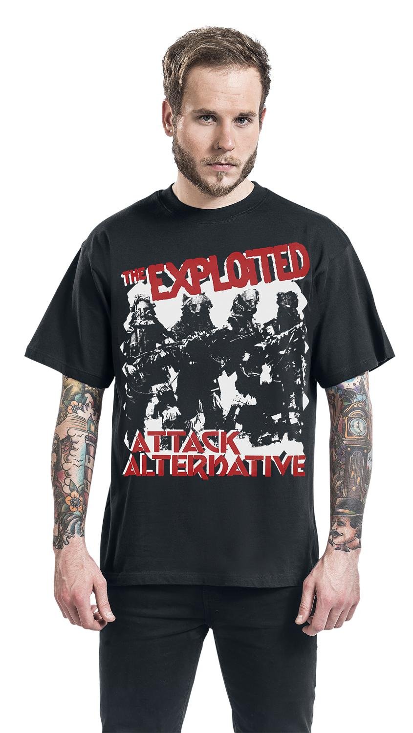 Official Attack Band Logo Men's Black T-Shirt Size S - Perfect for Concerts, Casual Wear & Fan Merchandise
