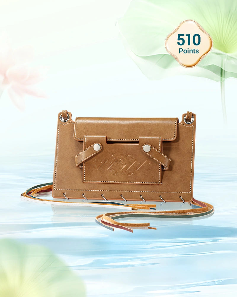 Premium Nomad Leather Phone & Lipstick Holder - Stylish Crossbody Pouch for Women | Perfect for Travel, Shopping & Everyday Essentials Organization