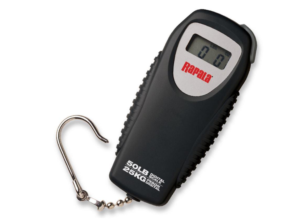 Rapala RMDS 50 Digital Fishing Scale 50lb Capacity - Portable Mini Scale for Weighing Fish, Game & Hunting Gear | Perfect for Anglers, Hunters & Outdoor Enthusiasts
