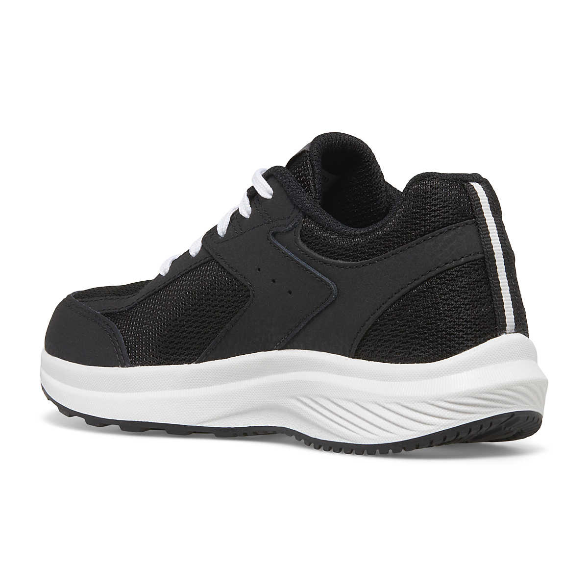 Saucony Cohesion KDZ Kids' Running Shoes - Black & White - Lightweight & Durable for School, Sports & Everyday Play