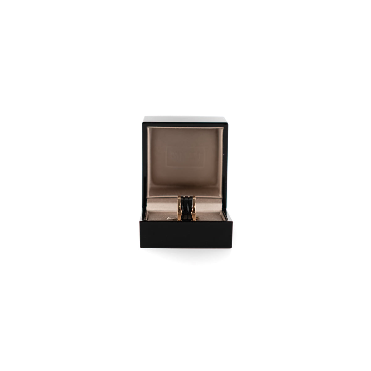 Bvlgari B.Zero1 Ring in Black Ceramic & Rose Gold - Luxury Italian Jewelry for Women, Perfect for Weddings, Anniversaries & Special Occasions