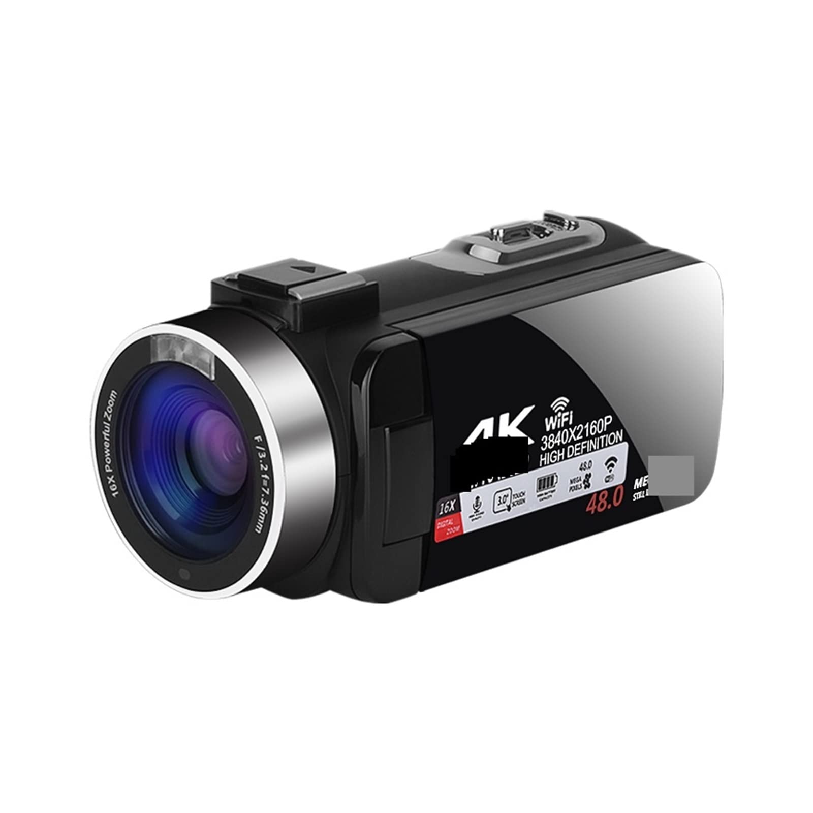 4K Vlog Camera - AUBEST Professional Digital Camcorder with Wide Angle Lens for YouTube Live Streaming, Blog Recording & Video Shooting (18X Zoom, No SD Card Included) - Perfect for Travel Vlogging, Home Movies & Online Content Creation
