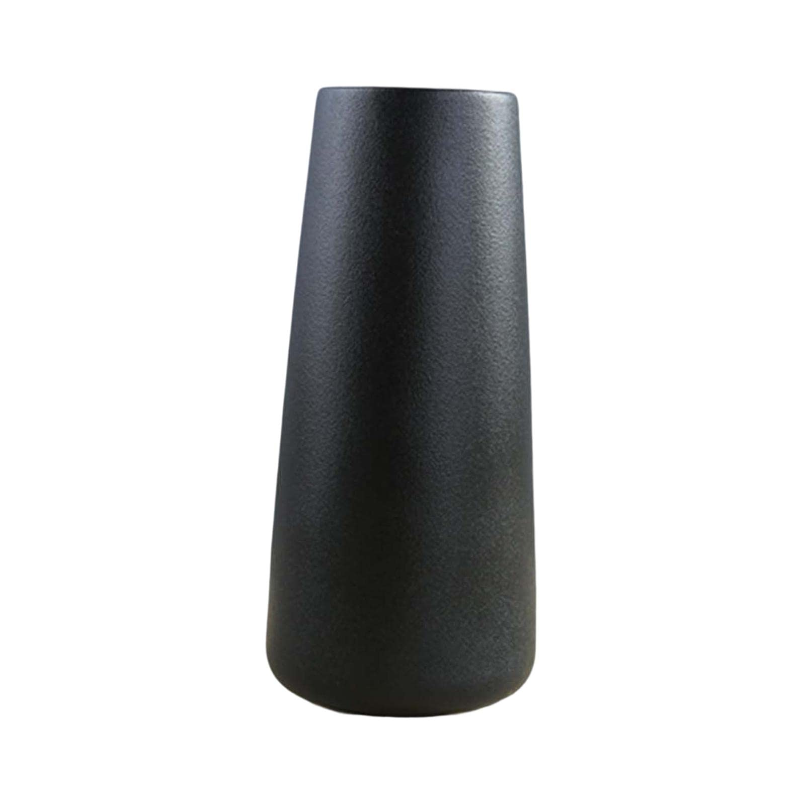 Nordic Style Decorative Vase - Minimalist Dried Flower Arrangement Container for Living Room, Cabinet & Home Decor | Perfect for Modern Interior Design & Wedding Centerpieces (Black, Small)