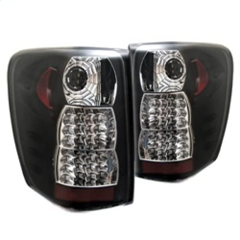 Spyder Auto 5005656 LED Tail Lights for Cars - Black/Clear Smoke Lens - High Visibility Brake Lights - Perfect for Night Driving & Enhanced Safety