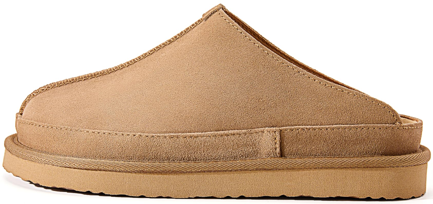 Women's Comfortable Suede Clogs - Leather Mules with Platform for Women | Non-Slip Slip-On Sandals for Home, Office & Casual Outings