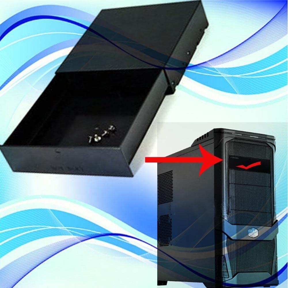 Universal DVD/CD Storage Case - Organize Computer & Mobile Media Discs | Compact Drawer Rack for Home & Office Use