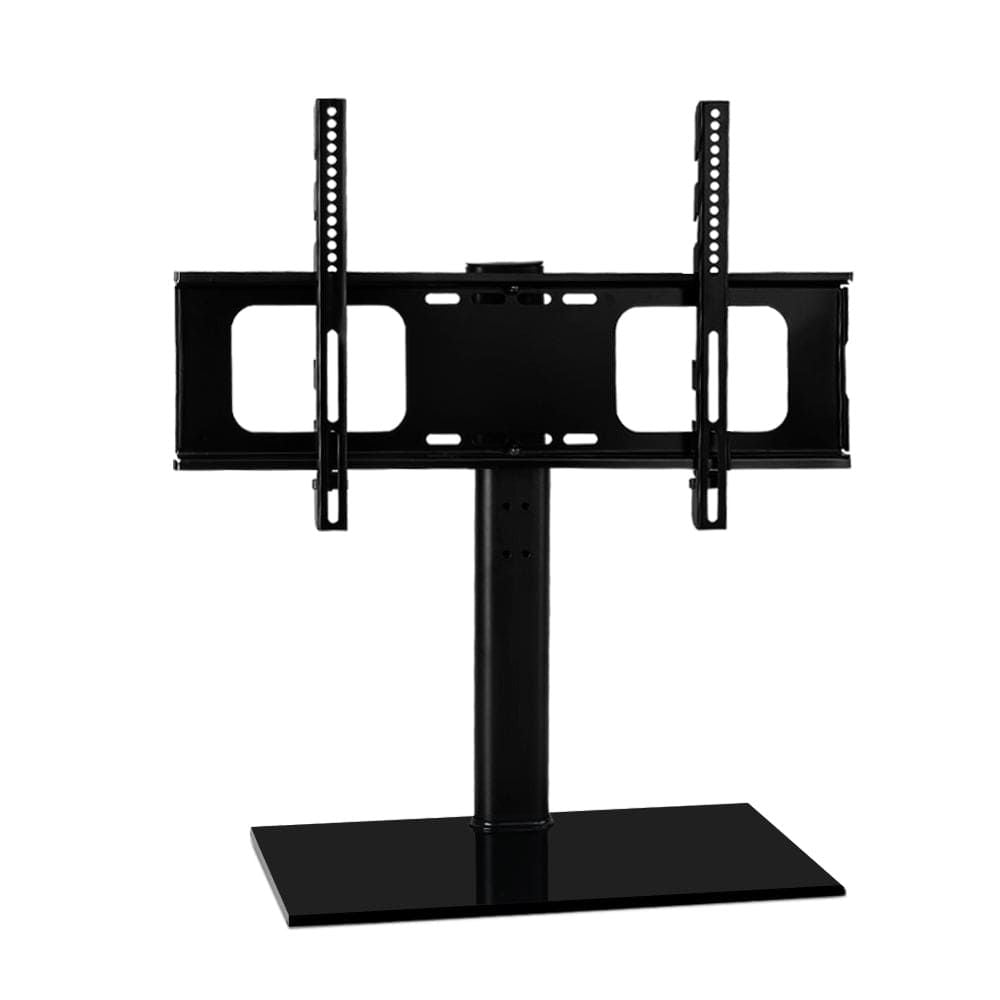 Adjustable Table Top TV Swivel Mount Stand - Universal Flat Screen Monitor Bracket for 13-42 Inch Screens - Perfect for Living Room, Bedroom, or Office Setup