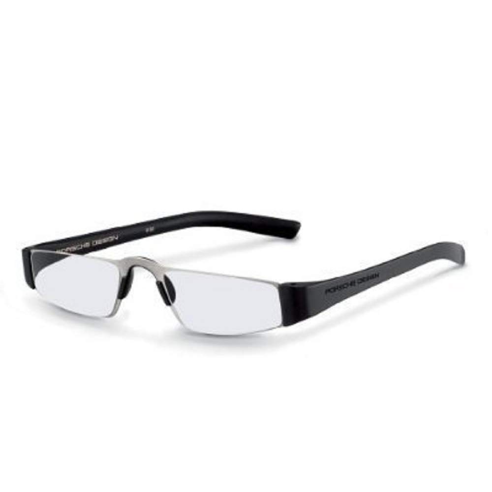 Porsche Design 8801 Reading Glasses +1.5 Strength - Sleek Black Frame for Men & Women - Perfect for Office, Reading & Computer Work