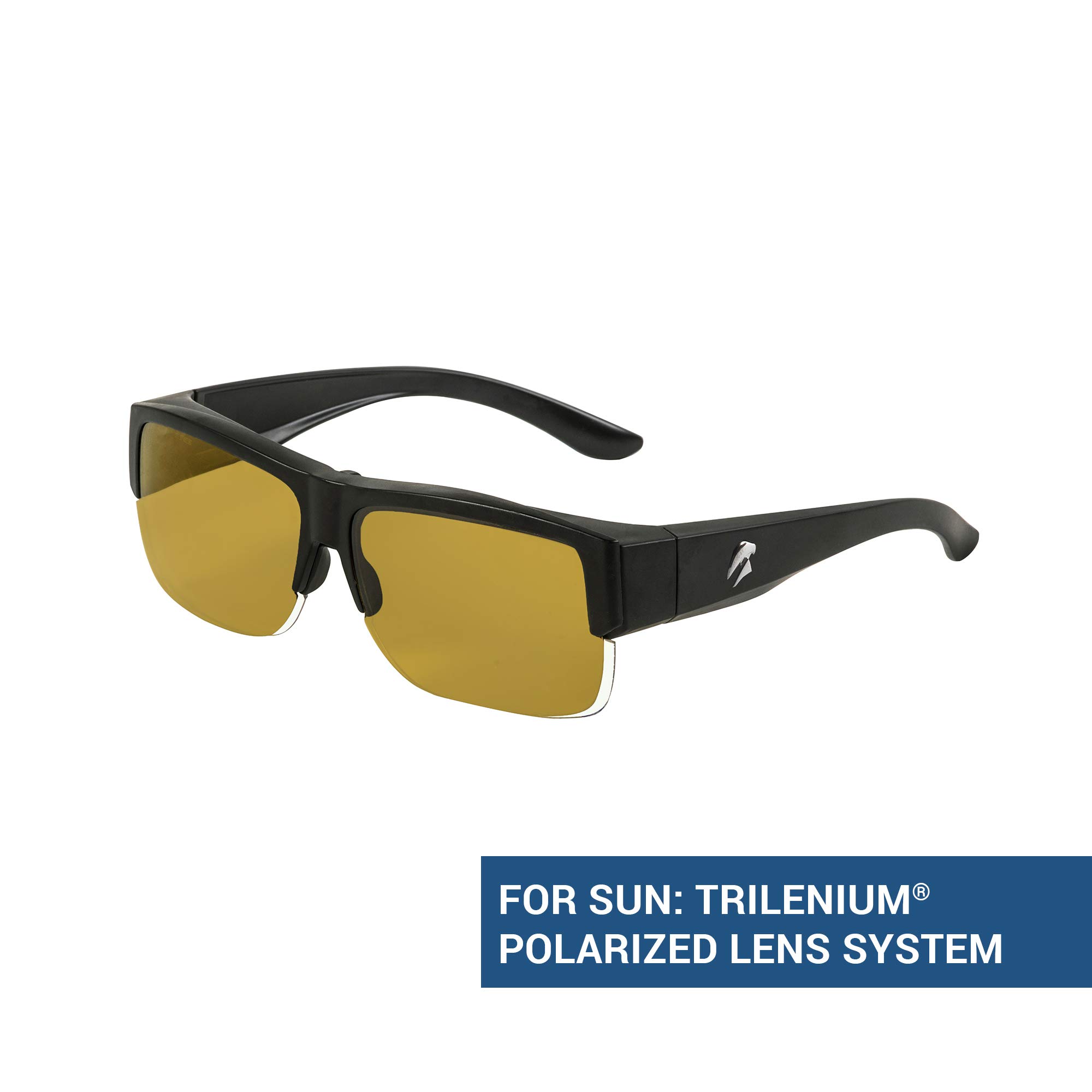 Eagle Eyes 3-in-1 Clip-On Glasses Kit with Day, Night & Digital Light Lenses - Perfect for Reading, Driving & Screen Use