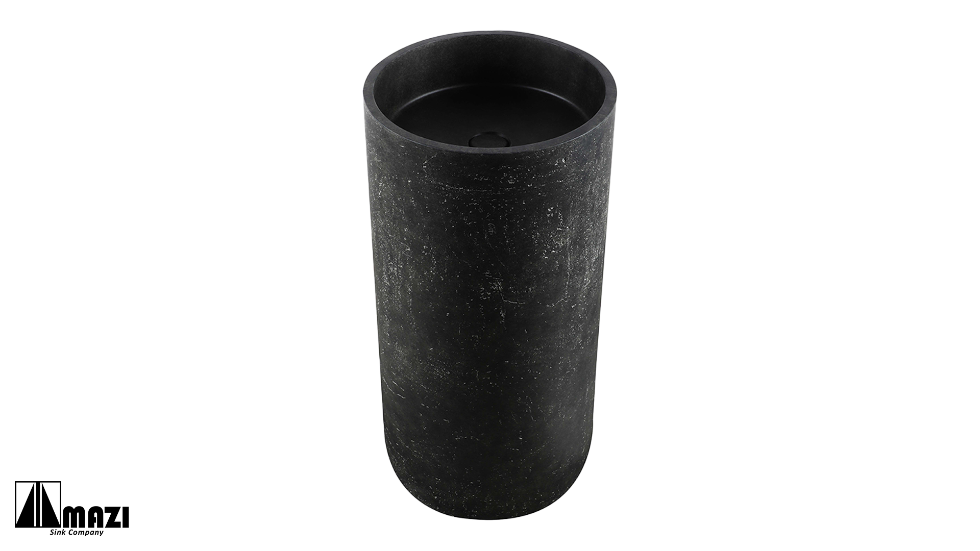 Freestanding Concrete Bathroom Sink CS 0104 - Modern Farmhouse Vanity for Powder Room & Guest Bath