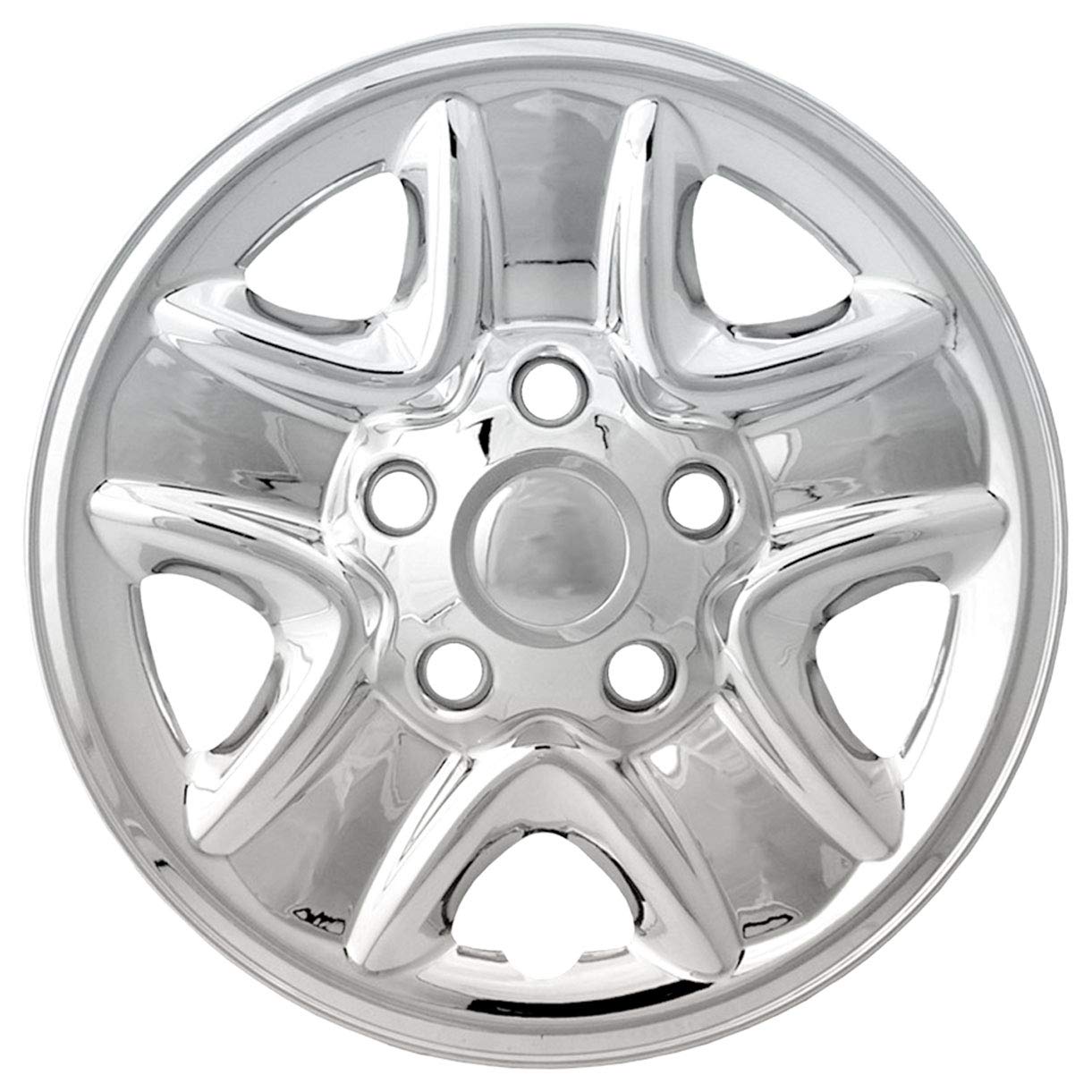 18-Inch Chrome Wheel Skin Covers (Set of 4) for Toyota Tundra 2007-2021 - Upgrade Your Truck's Style & Protection for Off-Road & Daily Driving