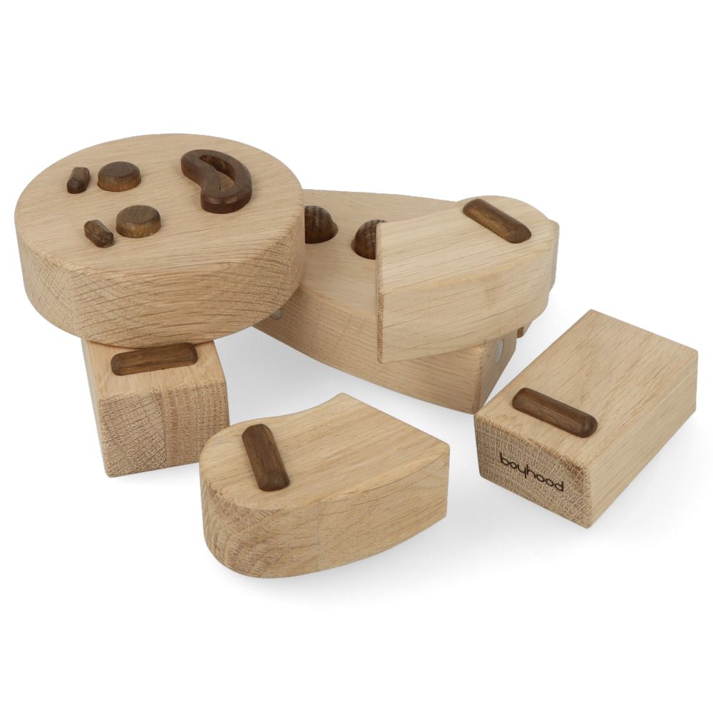 Natural Oak Gingerbread Man Cookie Cutter - Large Size for Holiday Baking, Christmas Decor, and DIY Crafts