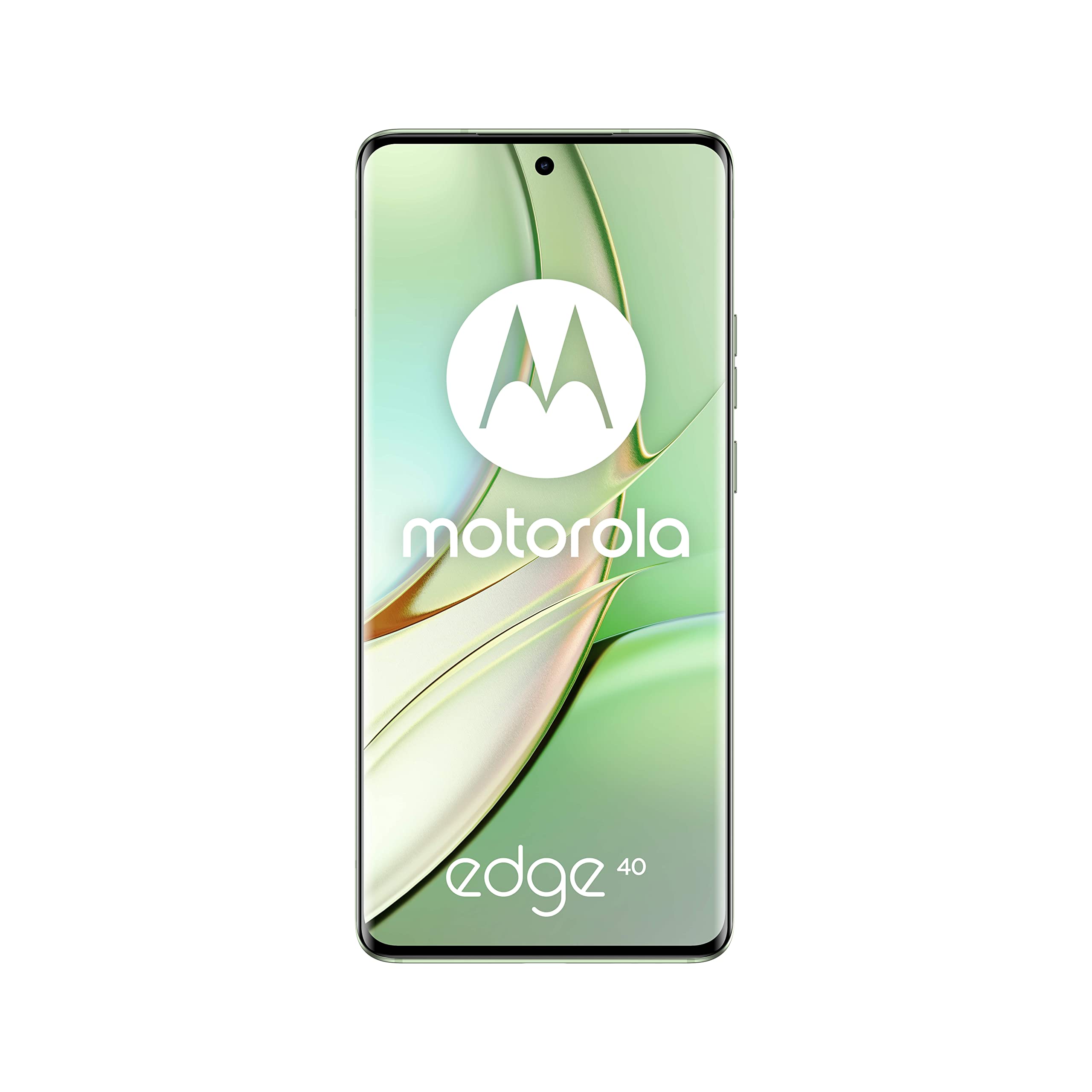 Motorola Edge 40 5G Unlocked Smartphone - 8GB RAM 256GB Storage, Dual SIM (Nano + eSIM), International Version - Nebula Green | Fast 5G Android Phone for Travel & Business Use