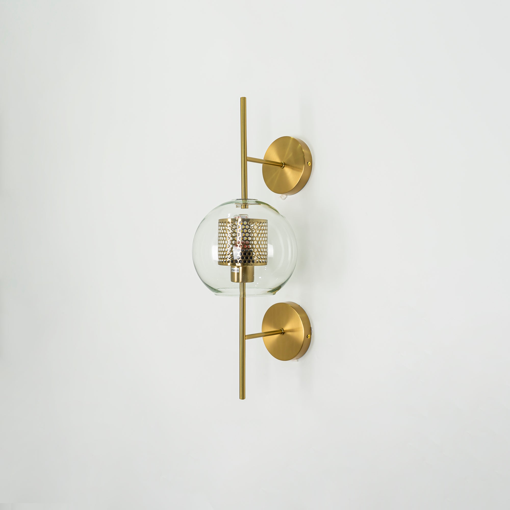 Chiswick Glass Wall Lamp - Modern LED Sconce Light for Living Room, Bedroom, and Hallway - Elegant Home Decor Lighting Fixture