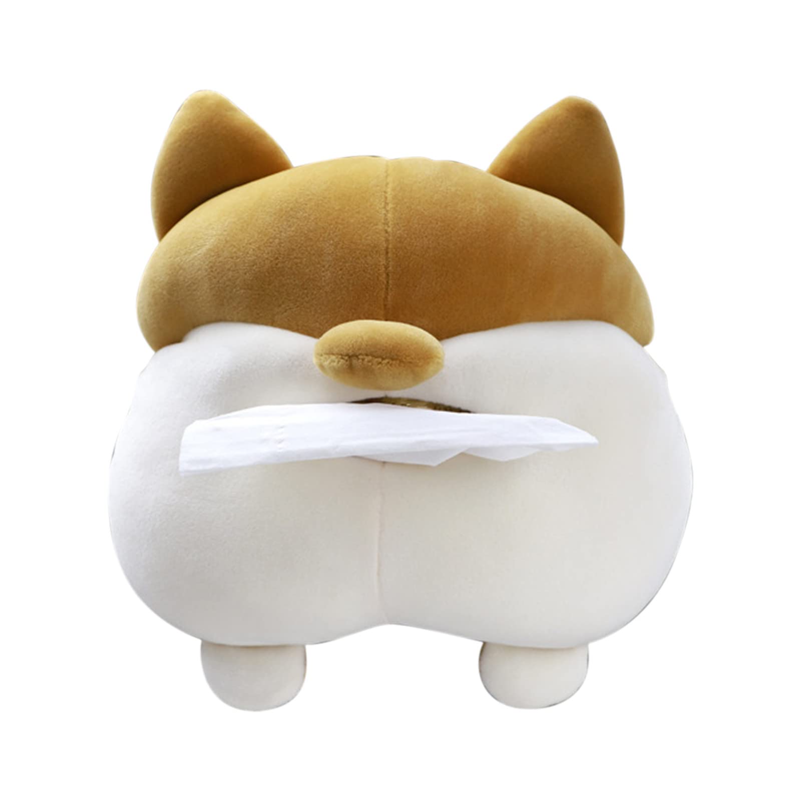 Cute Plush Car Cartoon Tissue Box Holder - Creative Hanging Armrest Storage for Car Seat - Perfect for Kids' Cars, Road Trips & Home Decor