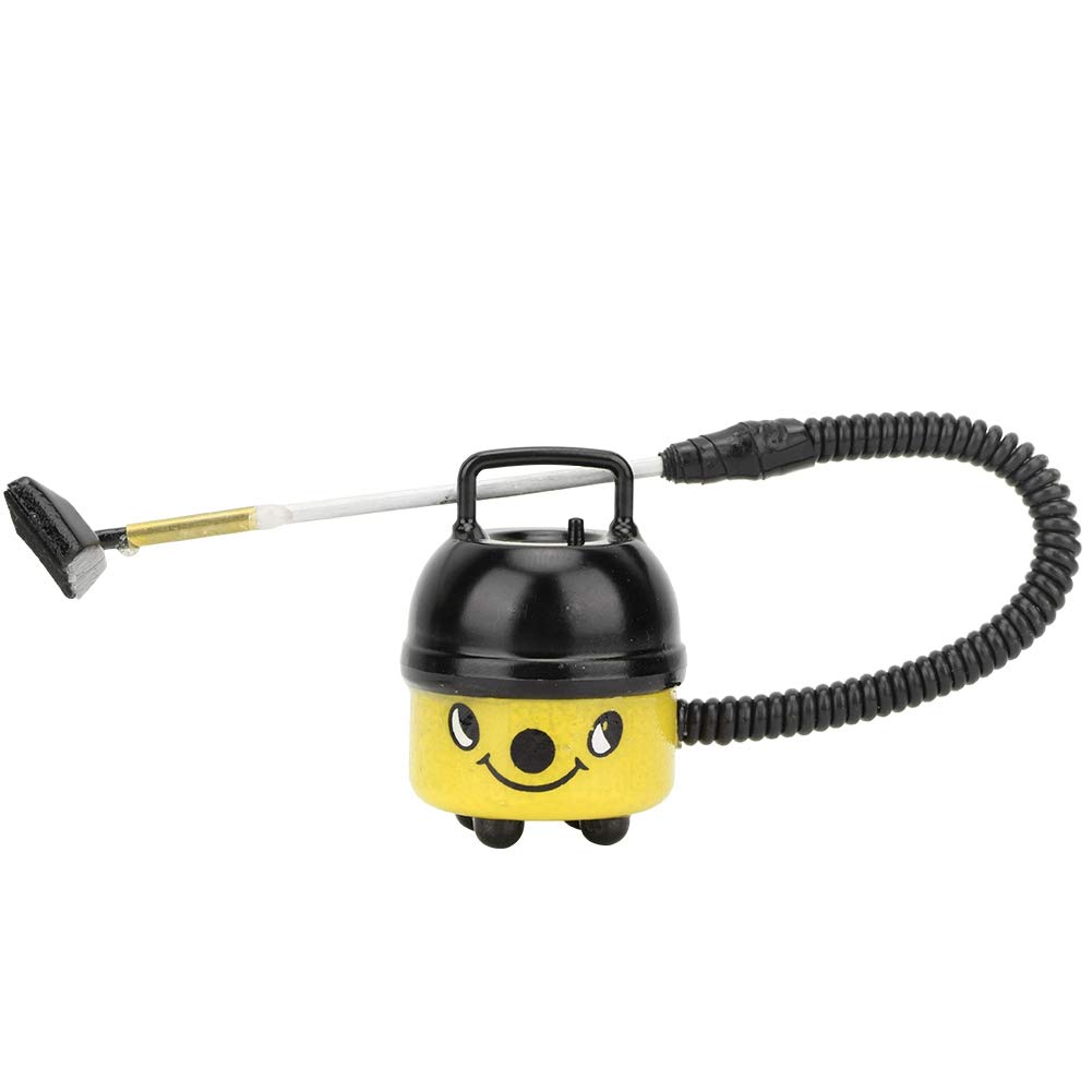 Agatige 1/12 Scale Miniature Vacuum Cleaner Toy - Realistic Dollhouse Accessory for Doll Collectors & Model Enthusiasts (Yellow) - Perfect for Dollhouse Decor, Miniature Scenes & Collectible Displays