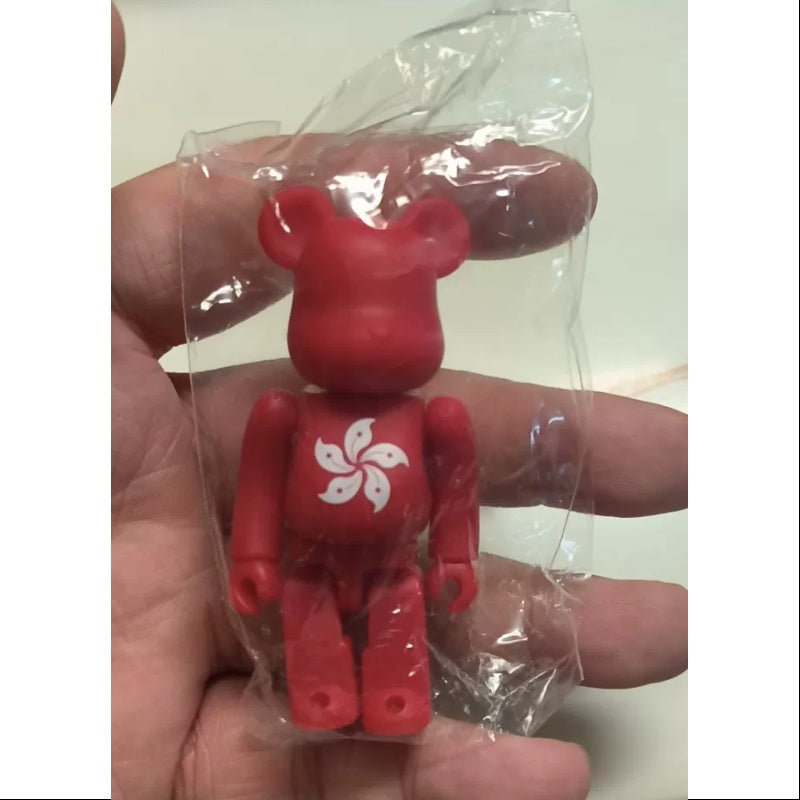 Bearbrick Series 48 Flag Hong Kong China 100% Collectible Figure - Perfect for Anime Fans, Toy Collectors & Home Decor Display