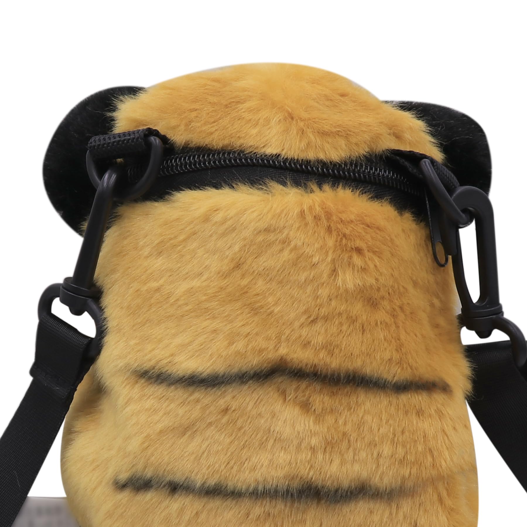 **Cute Plush Tiger Panda Crossbody Purse for Women & Girls - Small Fluffy Animal Shoulder Bag - Perfect for Casual Outings, Travel & Gifts**