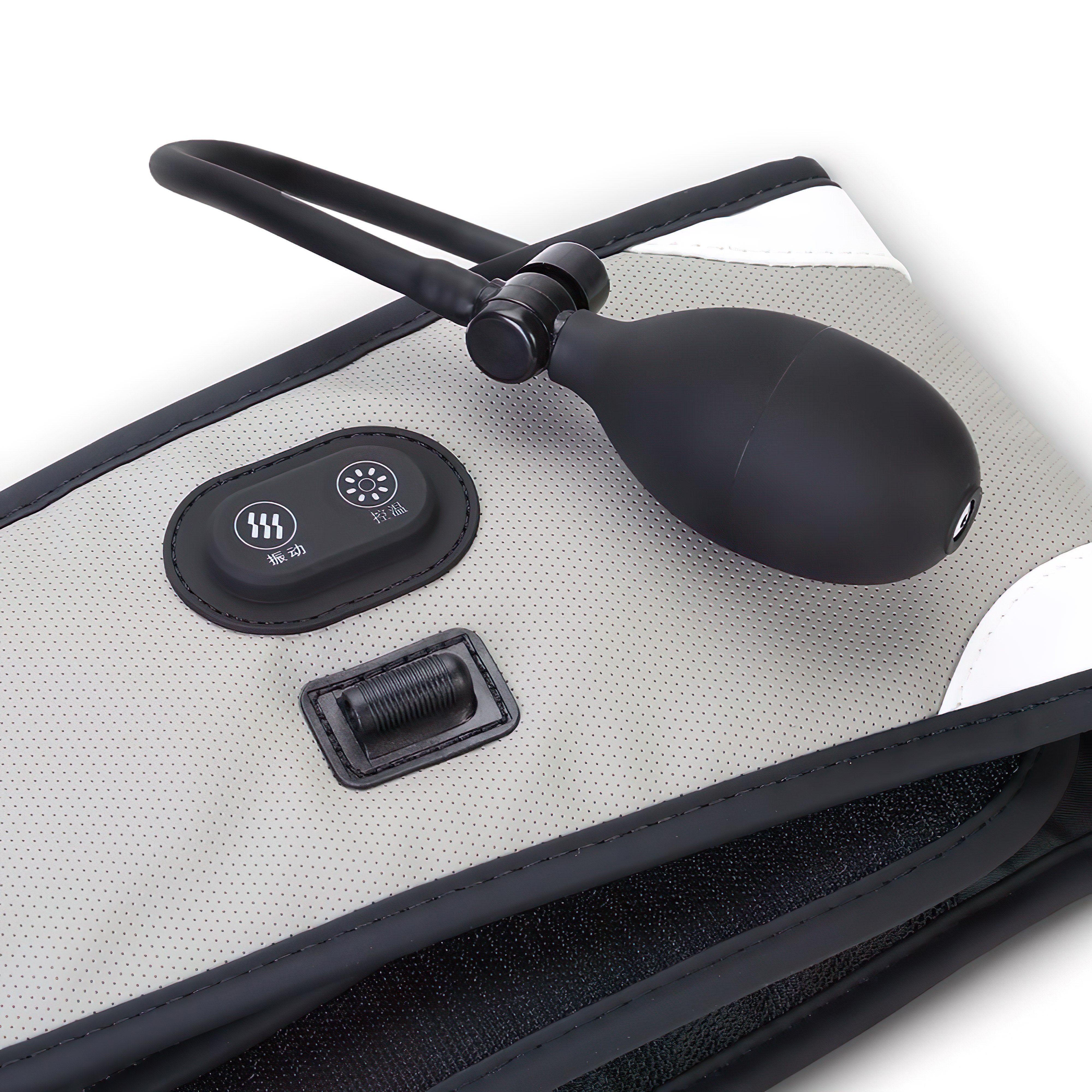 BackOSage Cordless Triple Therapy Back Massager - Deep Tissue Kneading, Shiatsu & Heat for Pain Relief - Perfect for Home, Office & Car Use