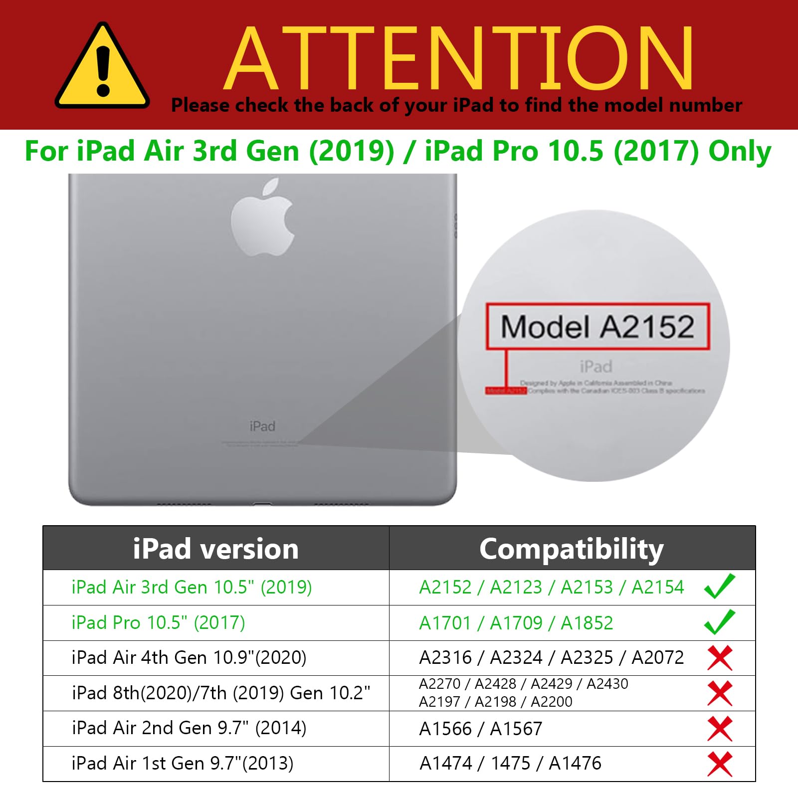 Premium iPad Pro 10.5 Case (2017) & iPad Air 3 Case (10.5