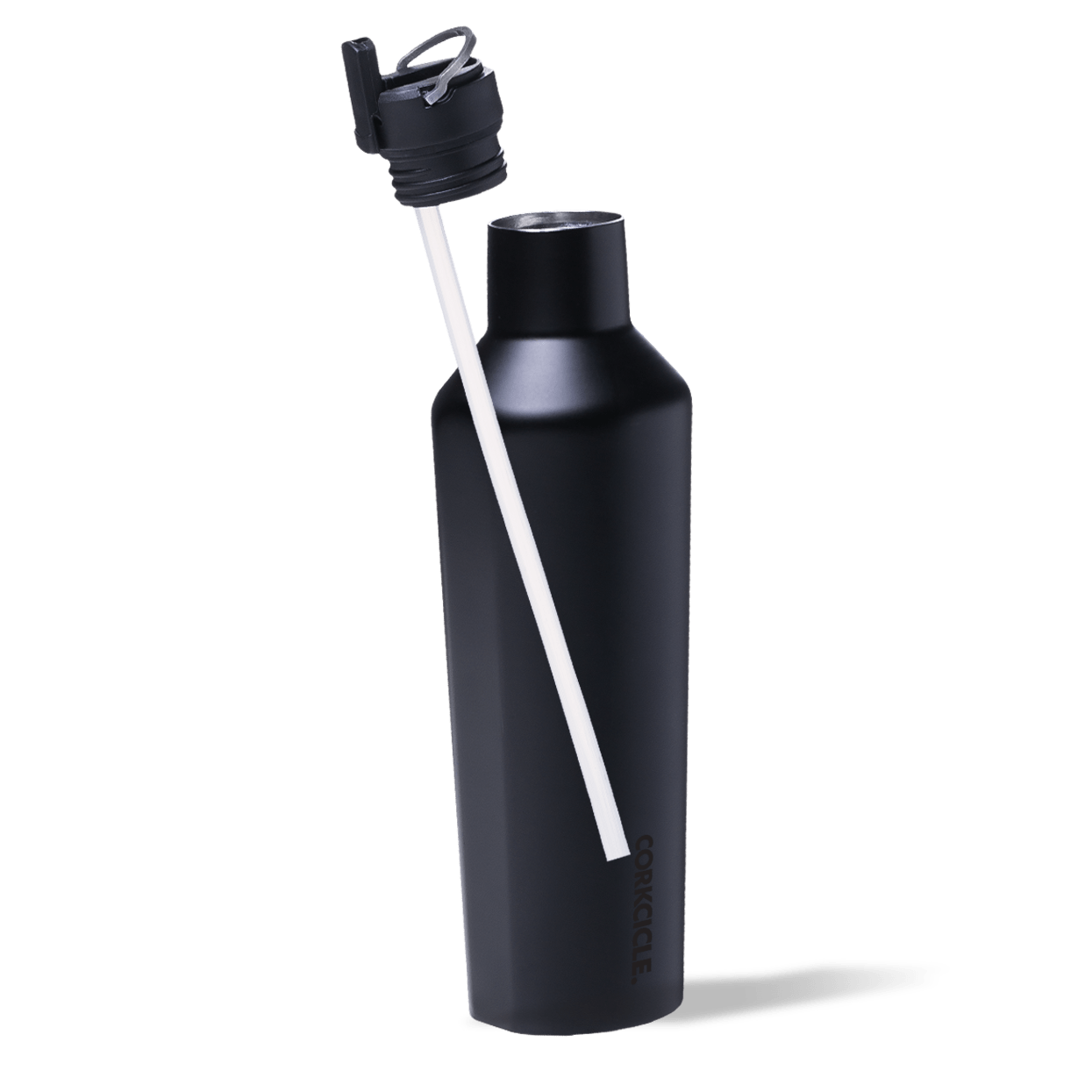 Stainless Steel Canteen Straw Cap for 9oz, 16oz, 25oz Water Bottles - Leak-Proof & Durable Lid for Outdoor, Camping, Hiking & Travel