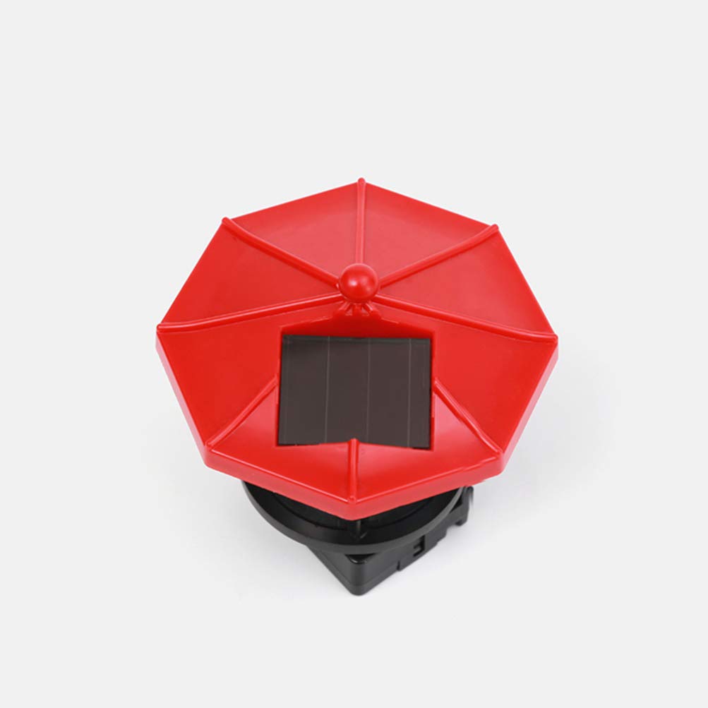 Solar Powered LED Lighthouse Outdoor Light - Waterproof Garden Landscape Lamp for Lawn, Patio, Pond Decoration (Red) | Perfect for Backyard, Pathway & Poolside Lighting