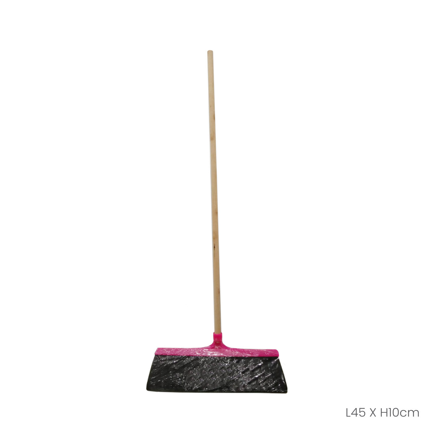 45X10CM Floor Squeegee with Handle - Heavy Duty Rubber Blade for Cleaning Floors, Windows, and Cars - Ideal for Home, Garage, and Commercial Use (HFH1388SET)